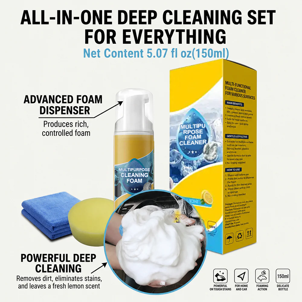 🔥Last Day Sale – 80% Off💦 4-in-1 Multi-Enzyme Cleaning Foam - Image 6