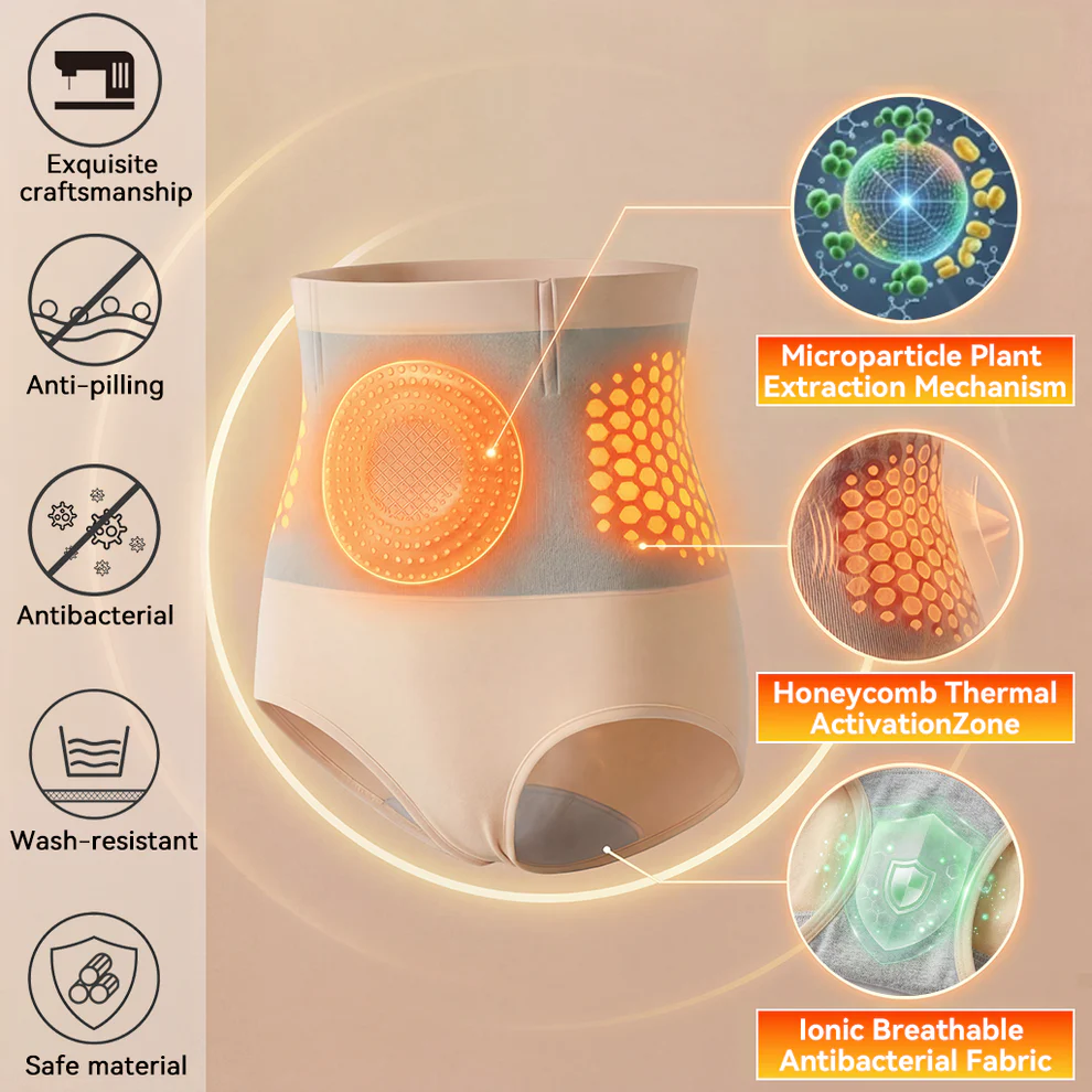 🔥 LAST DAY SALE-80% OFF ✨ BQODQO® 𝐌𝐨𝐫𝐢𝐧𝐠𝐚 & 𝐁𝐞𝐫𝐛𝐞𝐫𝐢𝐧𝐞 4‑In‑1 Micro‑Particle Sculpting & Fat‑Burn Shorts - Image 10