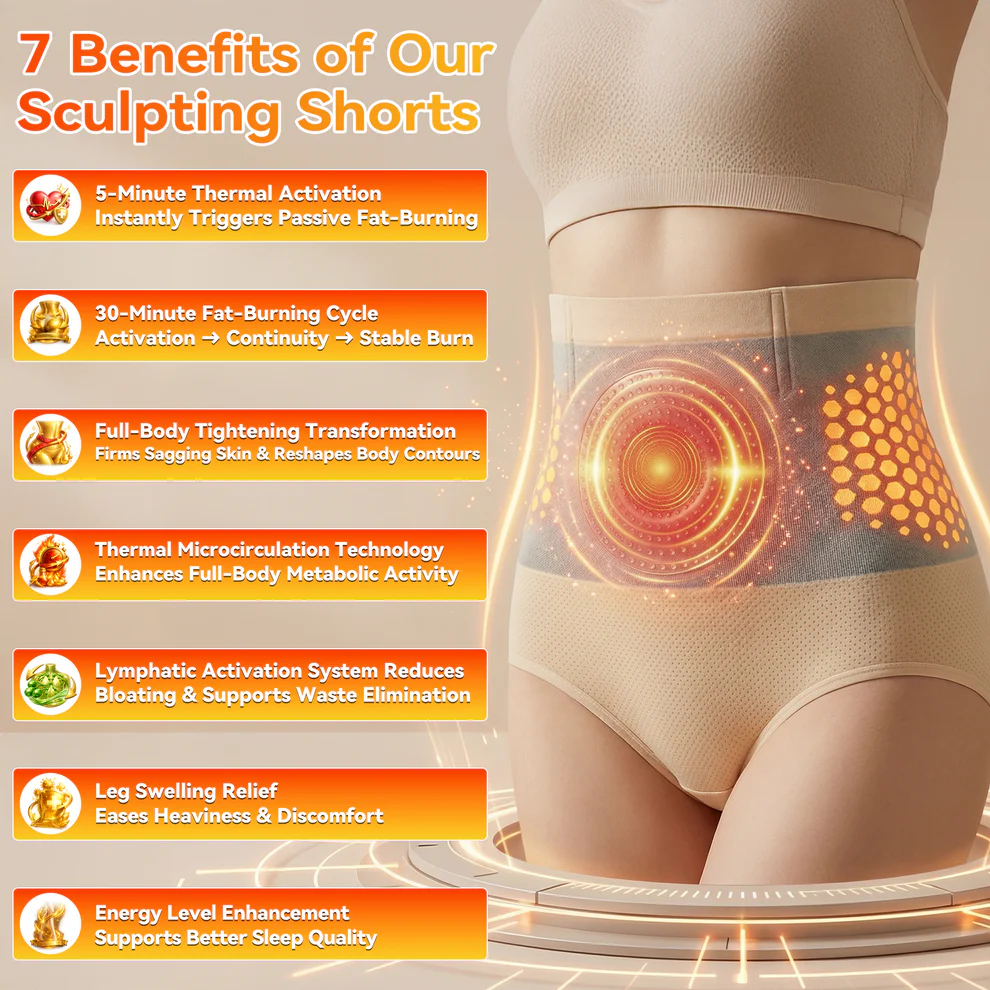🔥 LAST DAY SALE-80% OFF ✨ BQODQO® 𝐌𝐨𝐫𝐢𝐧𝐠𝐚 & 𝐁𝐞𝐫𝐛𝐞𝐫𝐢𝐧𝐞 4‑In‑1 Micro‑Particle Sculpting & Fat‑Burn Shorts - Image 2