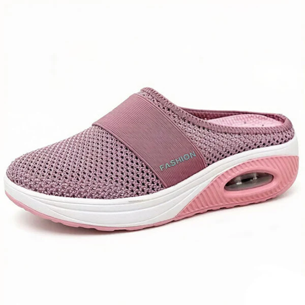 🔥 LAST DAY SALE-80%✨ BQODQO® Diabetic Air-Cushion Slip-On Walking Shoes, Orthopedic Diabetic Slippers, with Arch-Support for Women - Image 4
