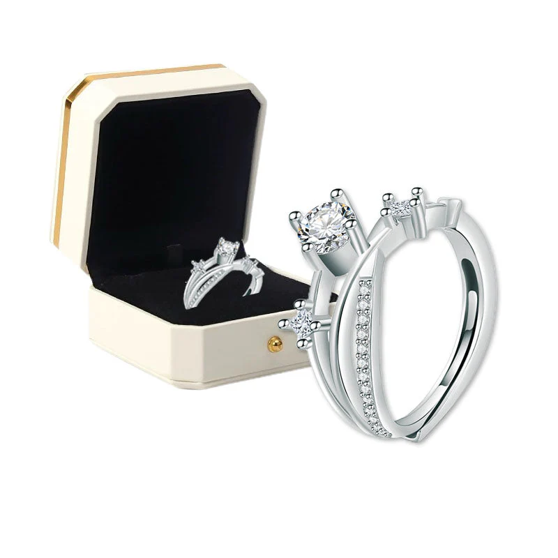 （🔥LAST DAY SALE-80% OFF)𝐂𝐙𝐓𝐈𝐂𝐋𝐄® Diamond Magnetology Lymphvity Ring - Image 15